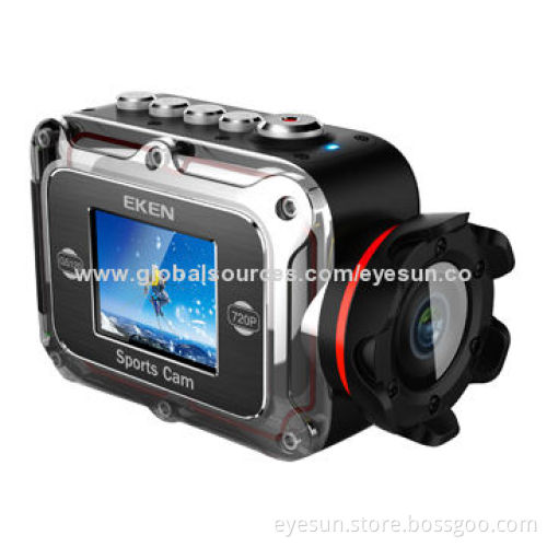 1.5-inch LTPS TFT LCD Sports Camera with 1,920x1,080P Resolution and 1,000mAh Battery, HDMI Output